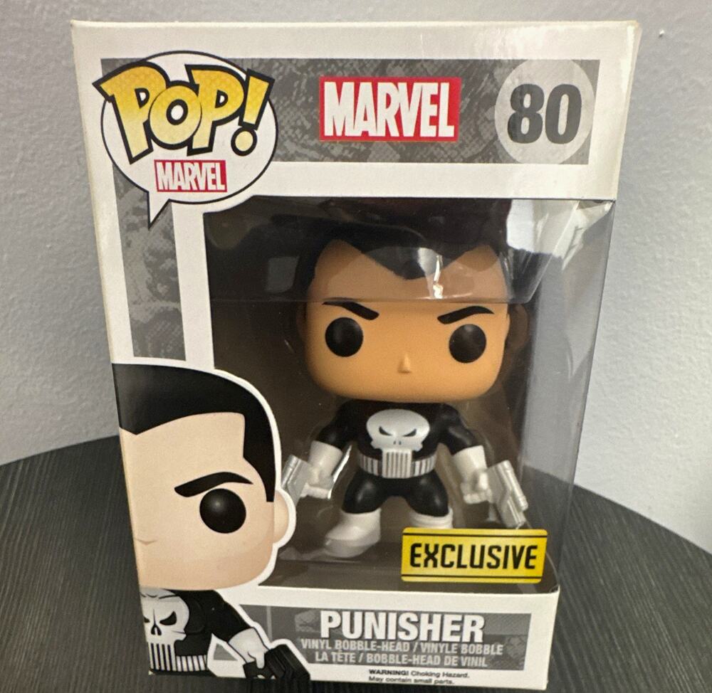 Funko Pop! Punisher #80 Exclusive Marvel Vinyl Figure